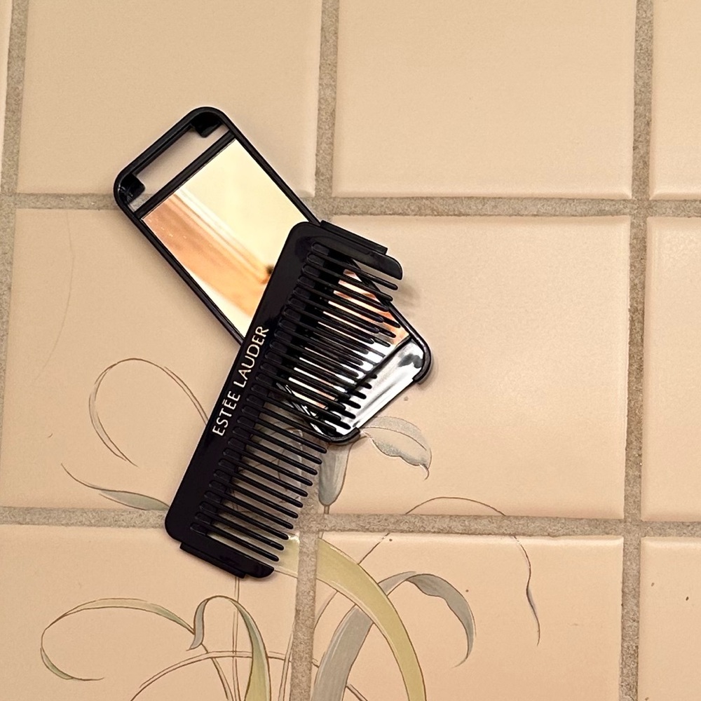 Estée Lauder Mirror and Comb set Vintage